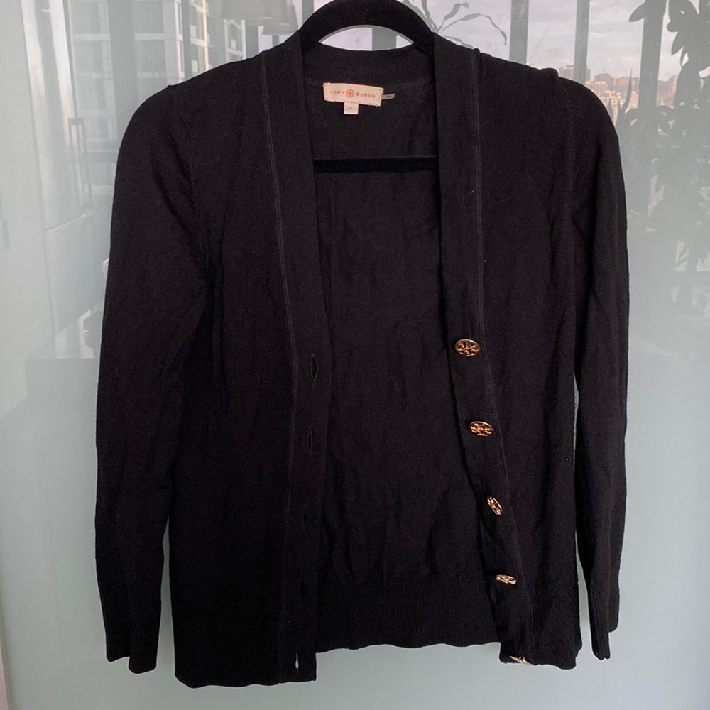 Tory Burch Black Cardigan